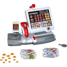 Theo Klein Kassenstation mit Folientastatur, Kaufladen(grau/rot)