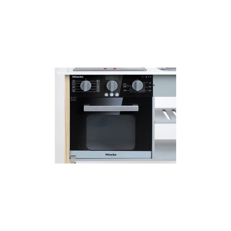 Theo Klein Miele Holz-Spielzeugküche, Spielküche(hellgrau)