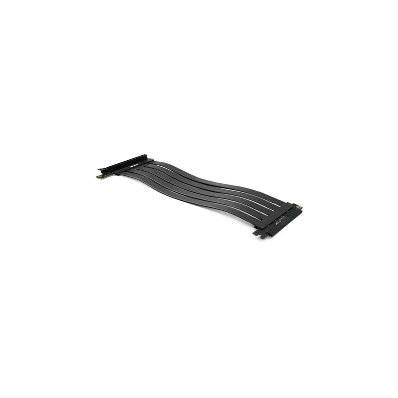 Thermal Grizzly Riser Cable PCIe 4.0x16, Verlängerungskabel(schwarz, 30cm)