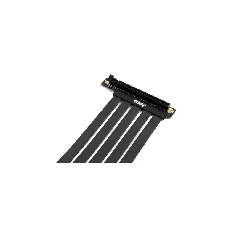 Thermal Grizzly Riser Cable PCIe 4.0x16, Verlängerungskabel(schwarz, 30cm)