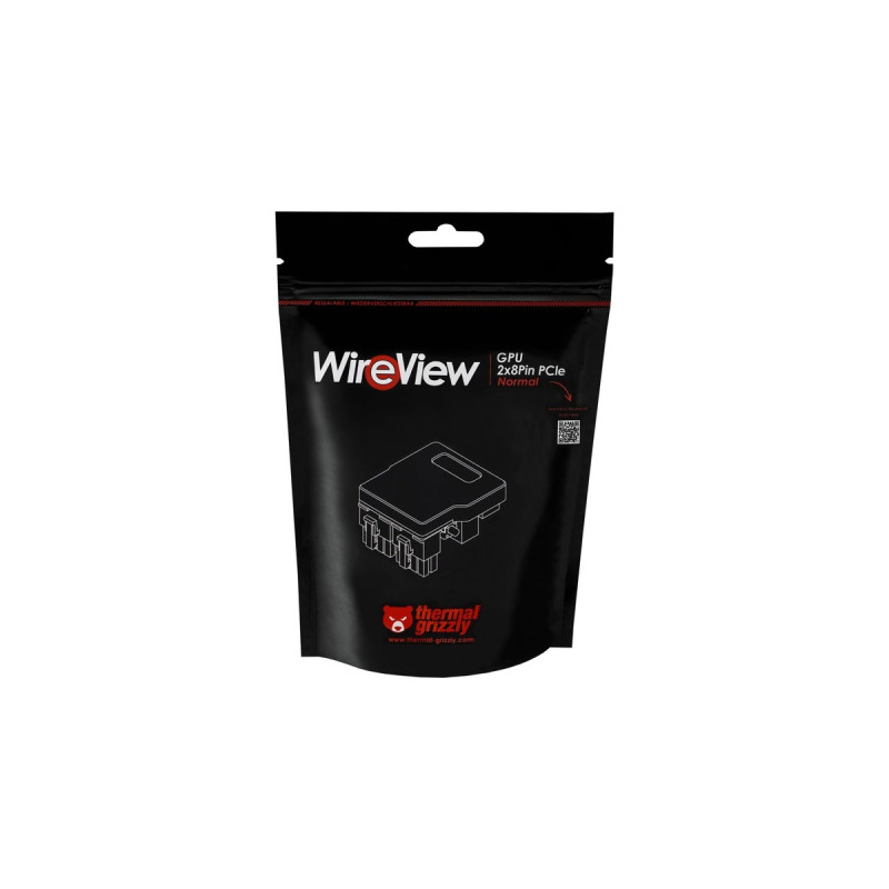 Thermal Grizzly WireView GPU 2x8Pin PCIe, Normal, Messgerät(schwarz)