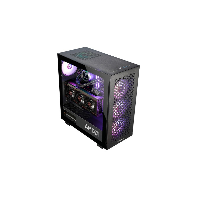 Thermaltake AMD Elite Edition, Gaming-PC(schwarz/transparent, Windows 11 Home 64-Bit)