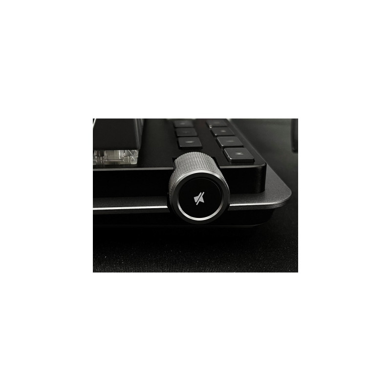 Thermaltake ARGENT K5 RGB, Gaming-Tastatur(titan/schwarz, DE-Layout, Cherry MX RGB Speed Silver)