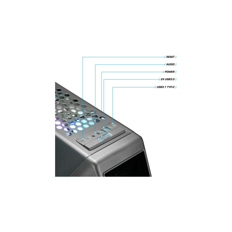 Thermaltake Amalthea Black, Gaming-PC(schwarz/transparent, Windows 11 Home 64-Bit)