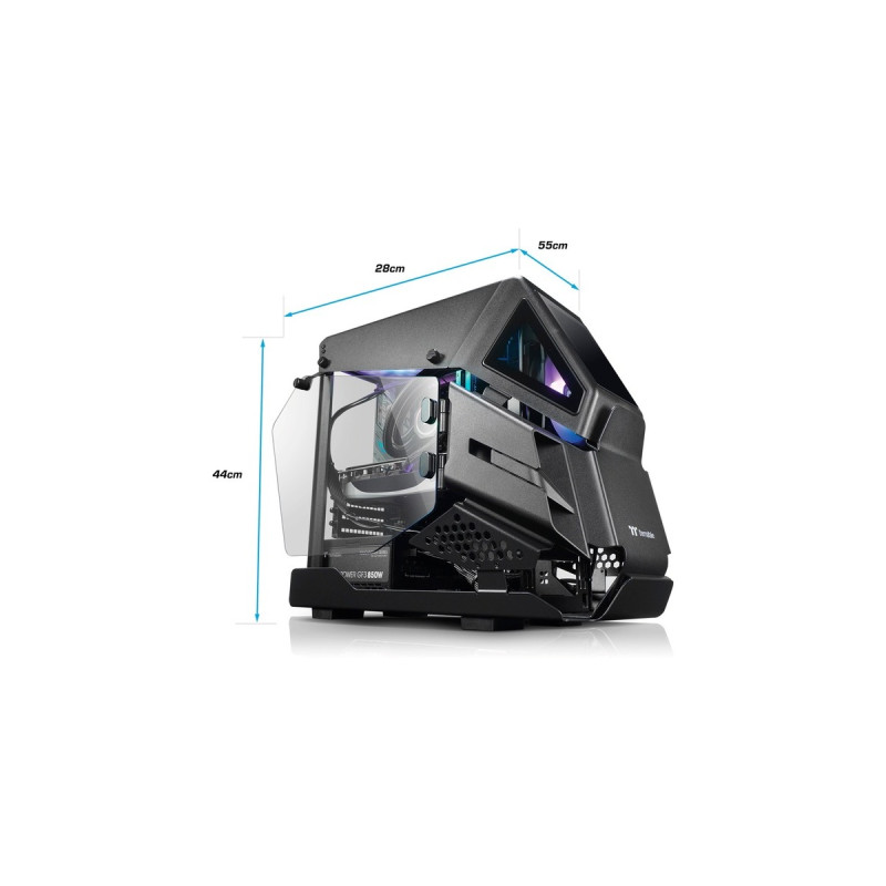 Thermaltake Amalthea V2 Black, Gaming-PC(schwarz/transparent, Windows 11 Home 64-Bit)