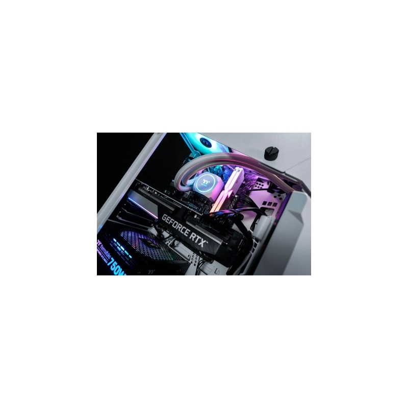 Thermaltake Amalthea V2 Snow, Gaming-PC(weiß/transparent, Windows 11 Home 64-Bit)