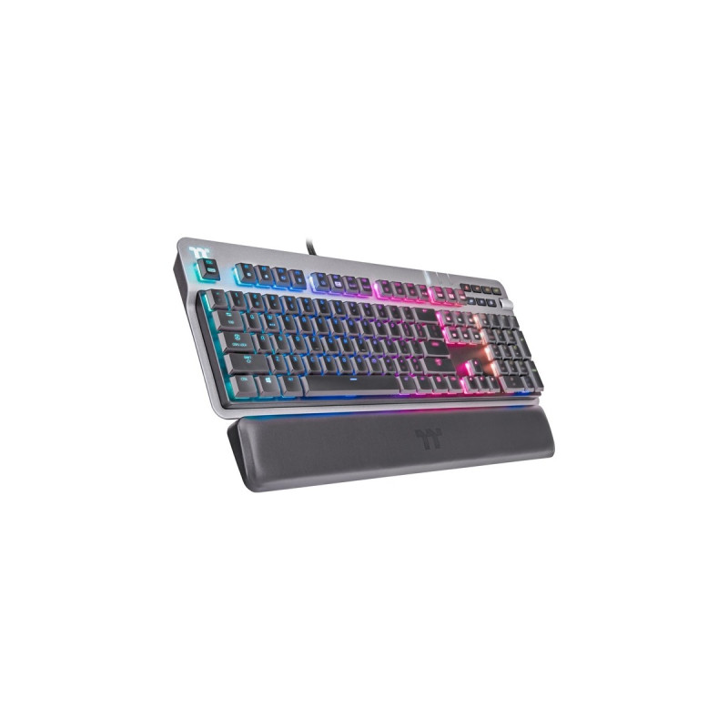 Thermaltake Argent K6 RGB, Gaming-Tastatur(titan, DE-Layout, Cherry MX Low Profile RGB Speed)