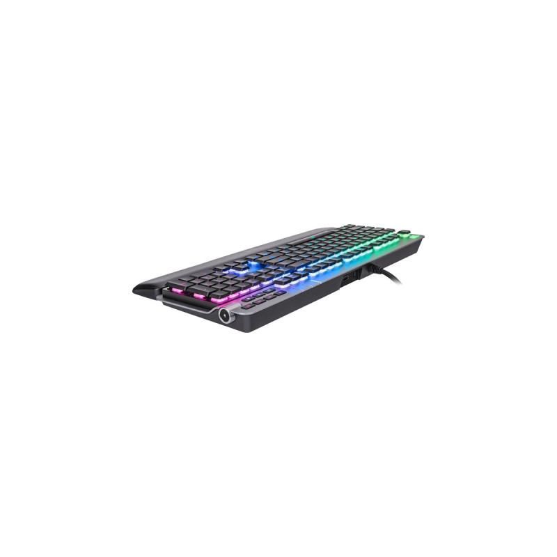Thermaltake Argent K6 RGB, Gaming-Tastatur(titan, DE-Layout, Cherry MX Low Profile RGB Red)