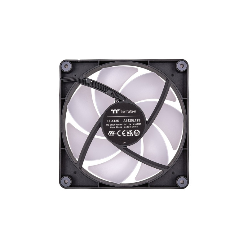 Thermaltake CT140 ARGB Sync PC Cooling Fan, Gehäuselüfter(schwarz, 2er Pack)