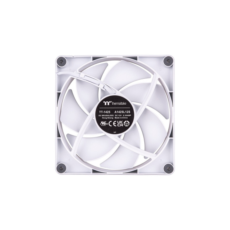Thermaltake CT140 PC Cooling Fan White, Gehäuselüfter(weiß, 2er Pack)