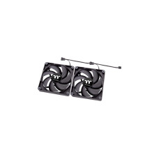 Thermaltake CT140 PC Cooling Fan, Gehäuselüfter(schwarz, 2er Pack)