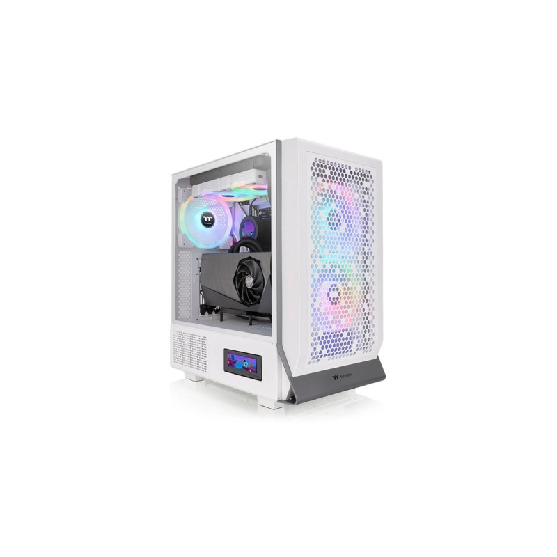 Thermaltake Ceres 300 TG ARGB , Tower-Gehäuse(weiß, Tempered Glass)