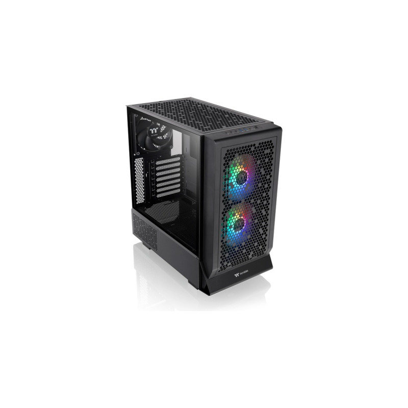Thermaltake Ceres 330 TG ARGB , Tower-Gehäuse(schwarz, Tempered Glass)
