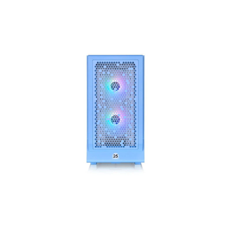 Thermaltake Ceres 330 TG ARGB , Tower-Gehäuse(hellblau, Tempered Glass)