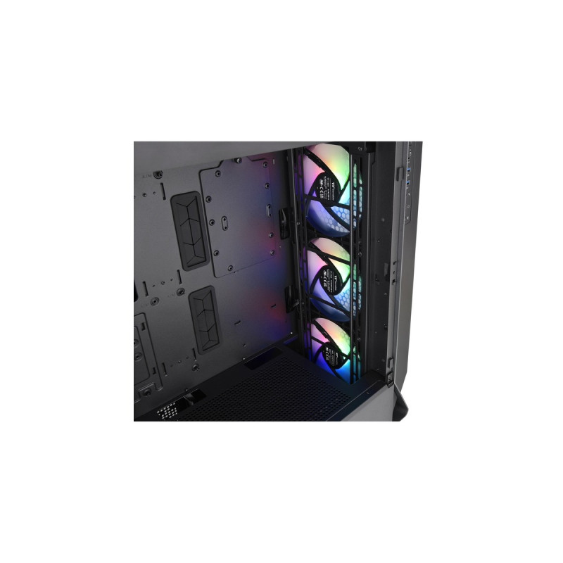 Thermaltake Ceres 500 TG ARGB, Tower-Gehäuse(schwarz, Tempered Glass)