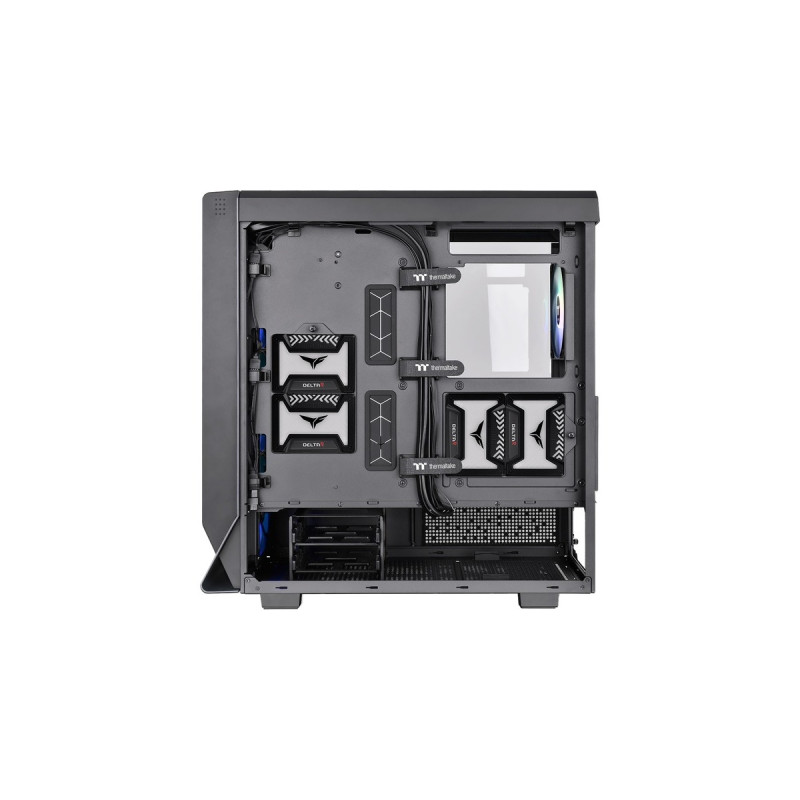 Thermaltake Ceres 500 TG ARGB, Tower-Gehäuse(schwarz, Tempered Glass)