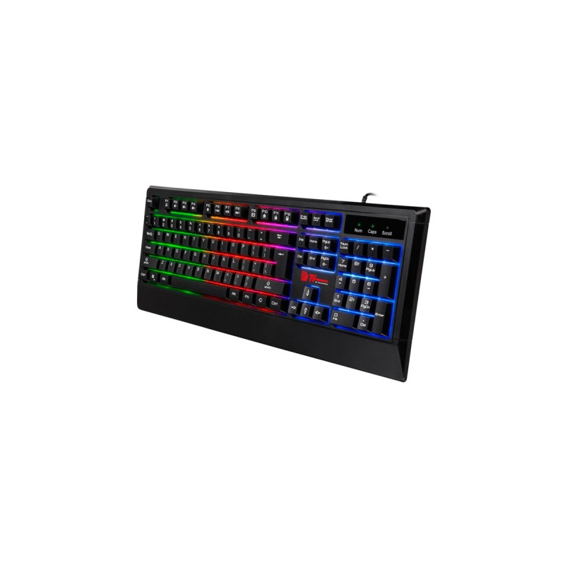 Thermaltake Challenger Combo RGB, Desktop-Set(schwarz, DE-Layout, Rubberdome)