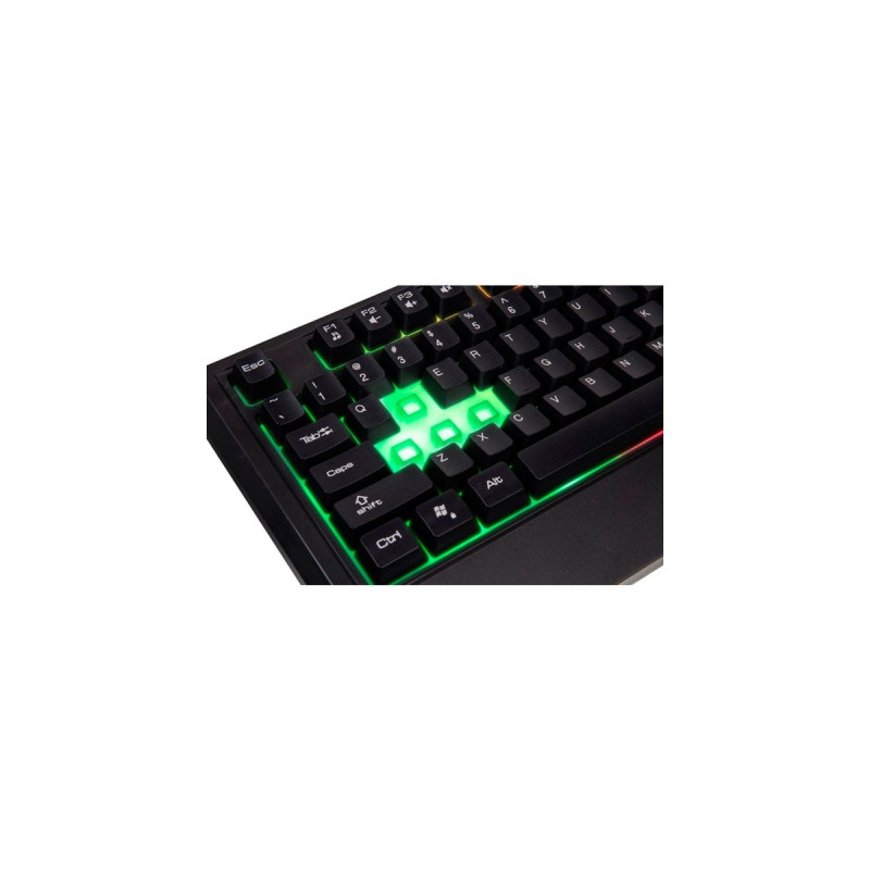 Thermaltake Challenger Combo RGB, Desktop-Set(schwarz, DE-Layout, Rubberdome)