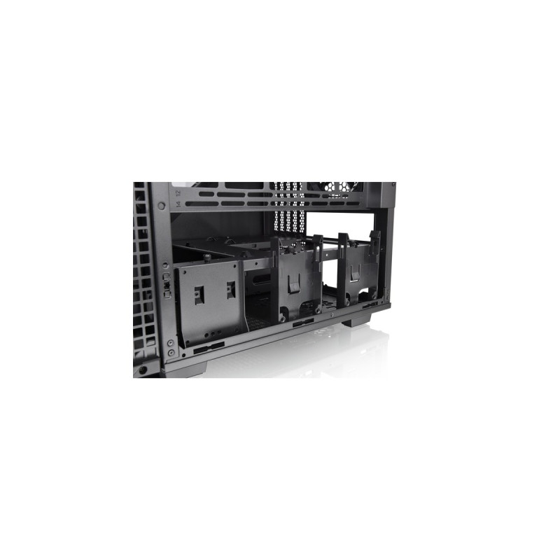 Thermaltake Divider 200 TG Air Micro, Tower-Gehäuse(schwarz, Tempered Glass, Outlet)