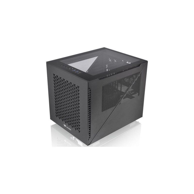 Thermaltake Divider 200 TG Air Micro, Tower-Gehäuse(schwarz, Tempered Glass, Outlet)