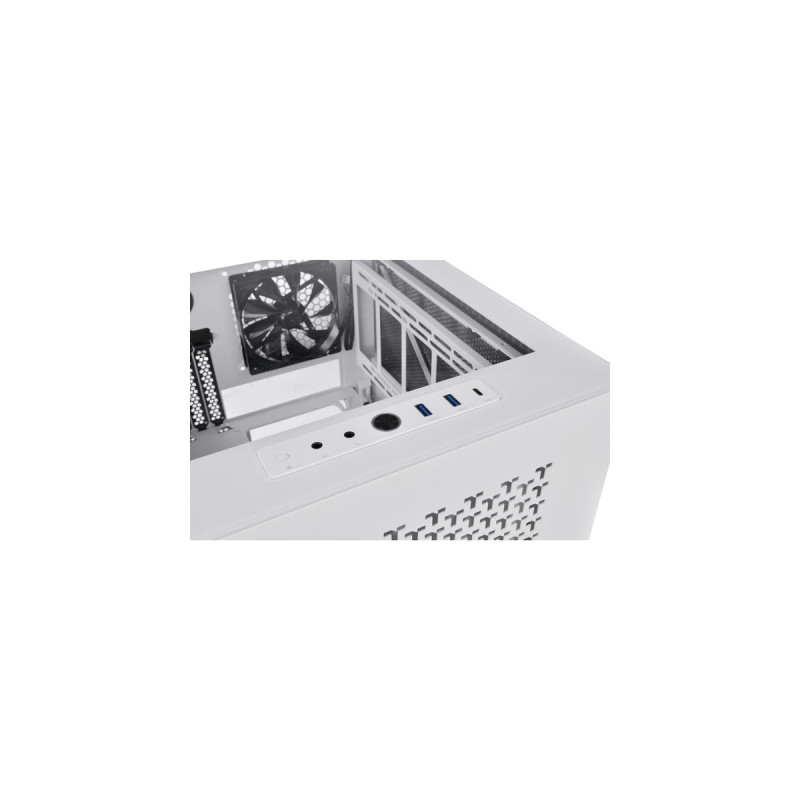 Thermaltake Divider 200 TG Air Snow Micro, Tower-Gehäuse(weiß, Tempered Glass)