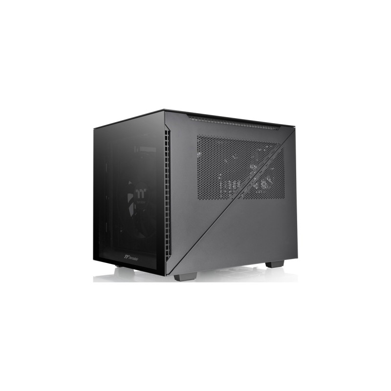 Thermaltake Divider 200 TG Micro, Tower-Gehäuse(schwarz, Tempered Glass)