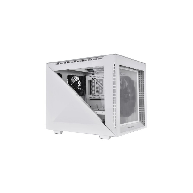 Thermaltake Divider 200 TG Snow Micro, Tower-Gehäuse(weiß, Tempered Glass, Outlet)