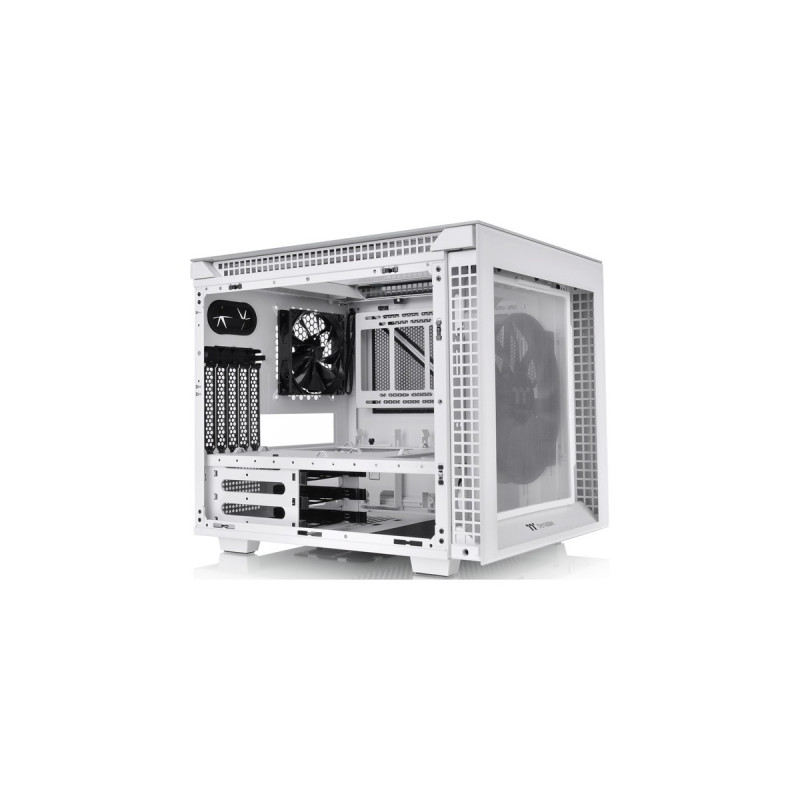 Thermaltake Divider 200 TG Snow Micro, Tower-Gehäuse(weiß, Tempered Glass, Outlet)