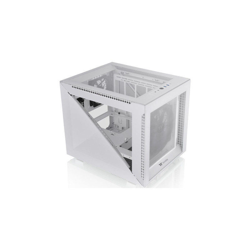 Thermaltake Divider 200 TG Snow Micro, Tower-Gehäuse(weiß, Tempered Glass, Outlet)