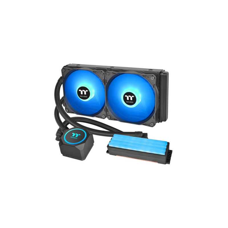 Thermaltake Floe RC240 CPU & Memory AIO Liquid Cooler 240mm, Wasserkühlung(schwarz)
