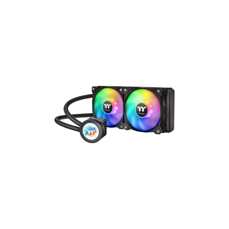 Thermaltake Floe Ultra 240 RGB CPU AIO Liquid Cooler 240mm, CPU-Kühler(schwarz)