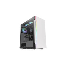 Thermaltake H200 TG Snow RGB, Tower-Gehäuse(weiß, Tempered Glass)