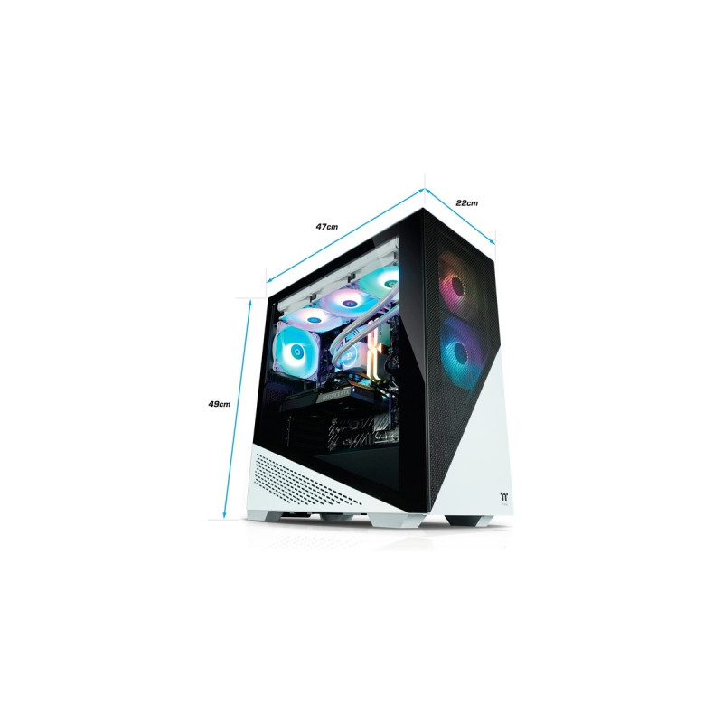 Thermaltake Hyperion Snow, Gaming-PC(weiß, Windows 11 Home 64-Bit)