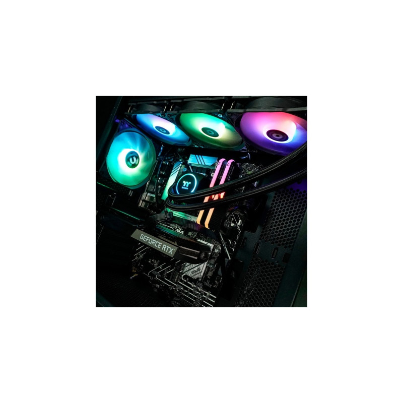Thermaltake Hyperion V2 Black, Gaming-PC(schwarz/transparent, Windows 11 Home 64-Bit)