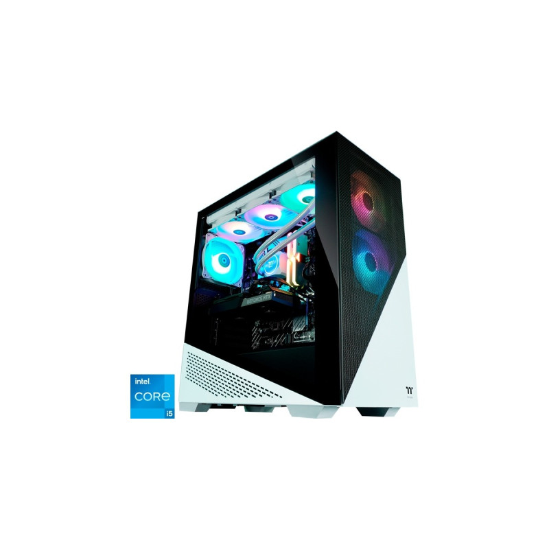 Thermaltake Hyperion V2 Snow, Gaming-PC(weiß/transparent, Windows 11 Home 64-Bit)