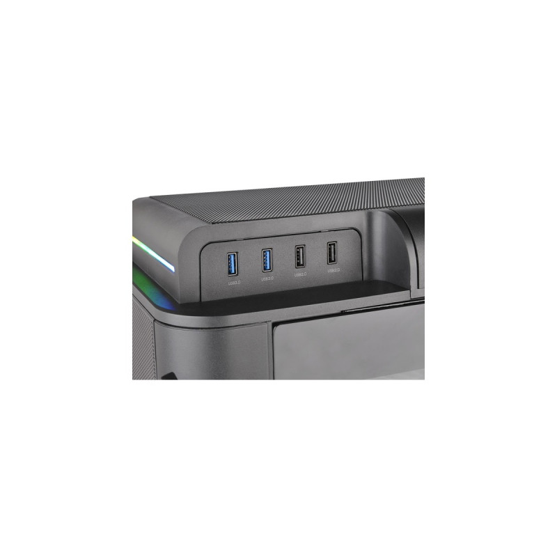 Thermaltake Level 20 RS ARGB, Tower-Gehäuse(schwarz, Tempered Glass)