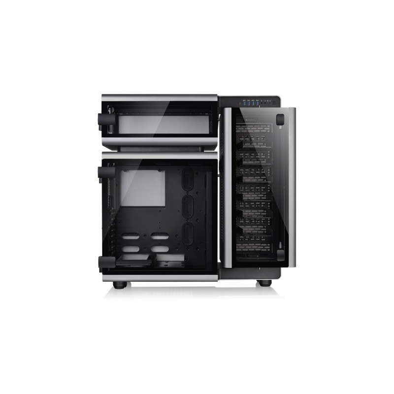 Thermaltake Level 20 Tempered Glass Edition, Big-Tower-Gehäuse(grau/schwarz)