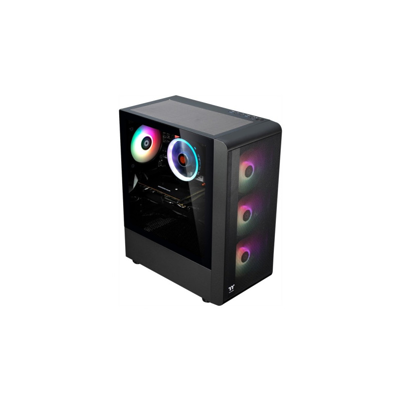 Thermaltake One, Gaming-PC(schwarz/transparent, Windows 11 Home 64-Bit)