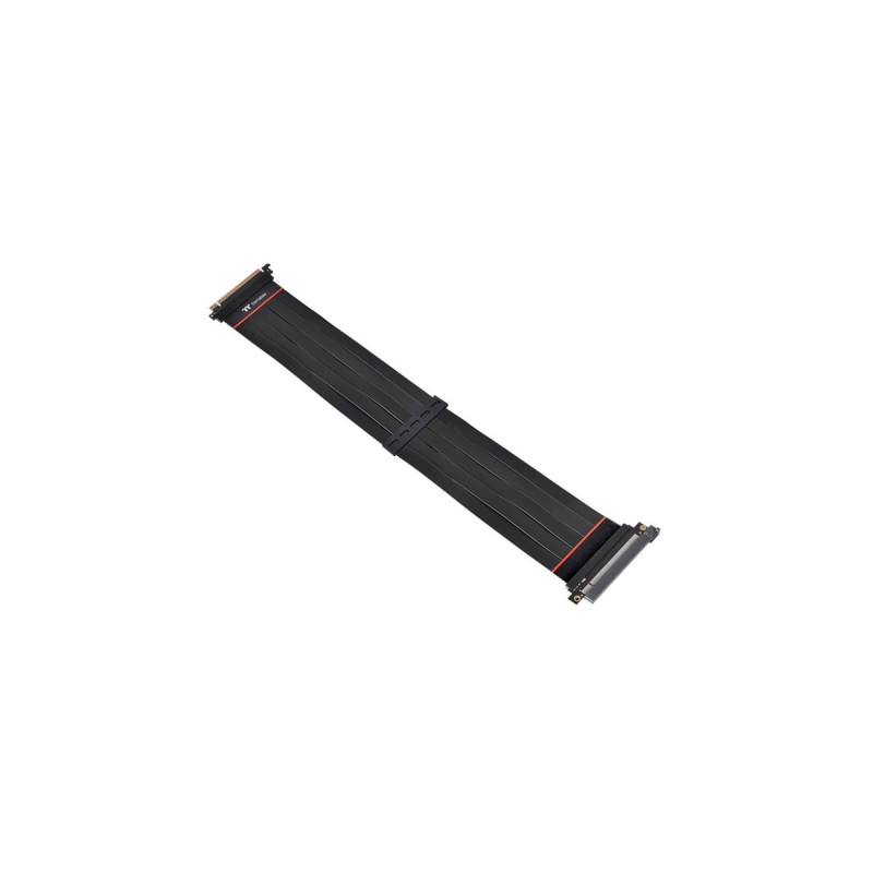 Thermaltake PCIe Extender Kabel 4.0 16x 60cm, Verlängerungskabel(schwarz)
