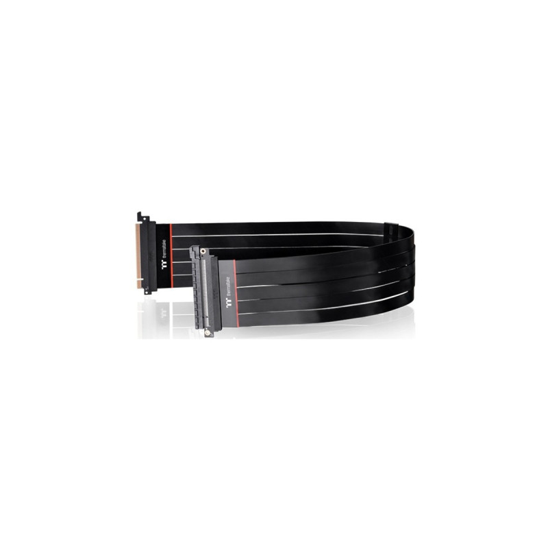 Thermaltake PCIe Extender Kabel 4.0 16x 60cm, Verlängerungskabel(schwarz)