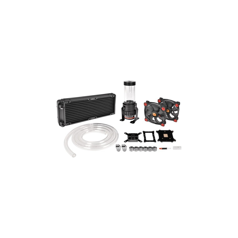 Thermaltake Pacific Gaming R240 D5 Water Cooling Kit 240mm, Wasserkühlung(schwarz/rot)