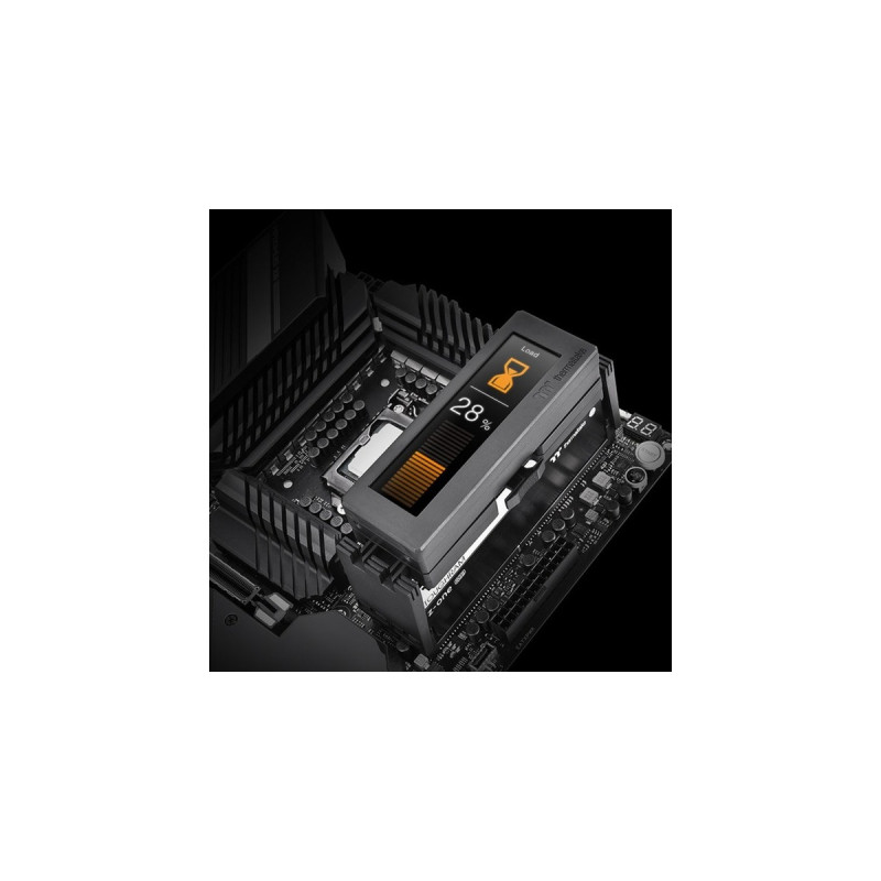 Thermaltake Pacific R2 Ultra Memory LCD Monitor Kit(9.906 cm (3.9 Zoll), schwarz)