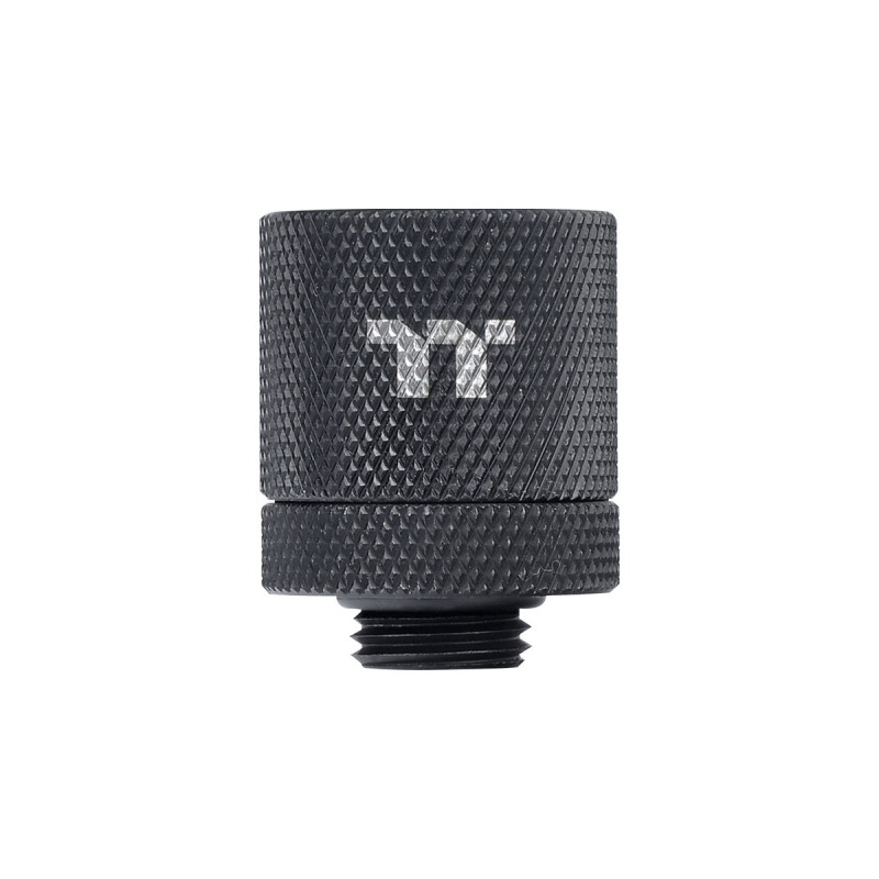 Thermaltake Pacific RGB Plus TT Premium Edition G1/4 PETG Tube 16mm OD 12mm ID Fitting, Verbindung(schwarz, 6 Pack Fittings)