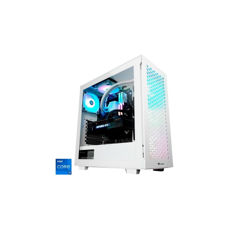 Thermaltake Prospero Snow, Gaming-PC(weiß/transparent, Windows 11 Home 64-Bit)
