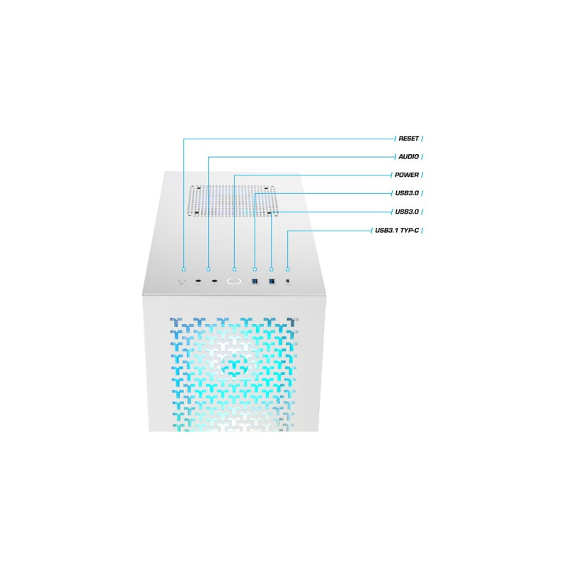 Thermaltake Prospero Snow, Gaming-PC(weiß/transparent, Windows 11 Home 64-Bit)