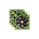 Thermaltake Riing 12 LED Green 3-Fan Pack, Gehäuselüfter(grün)