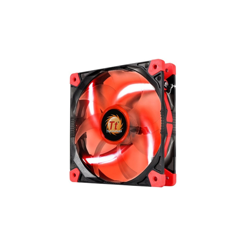 Thermaltake Riing 12 LED Red 120x120x25, Gehäuselüfter(schwarz/rot)