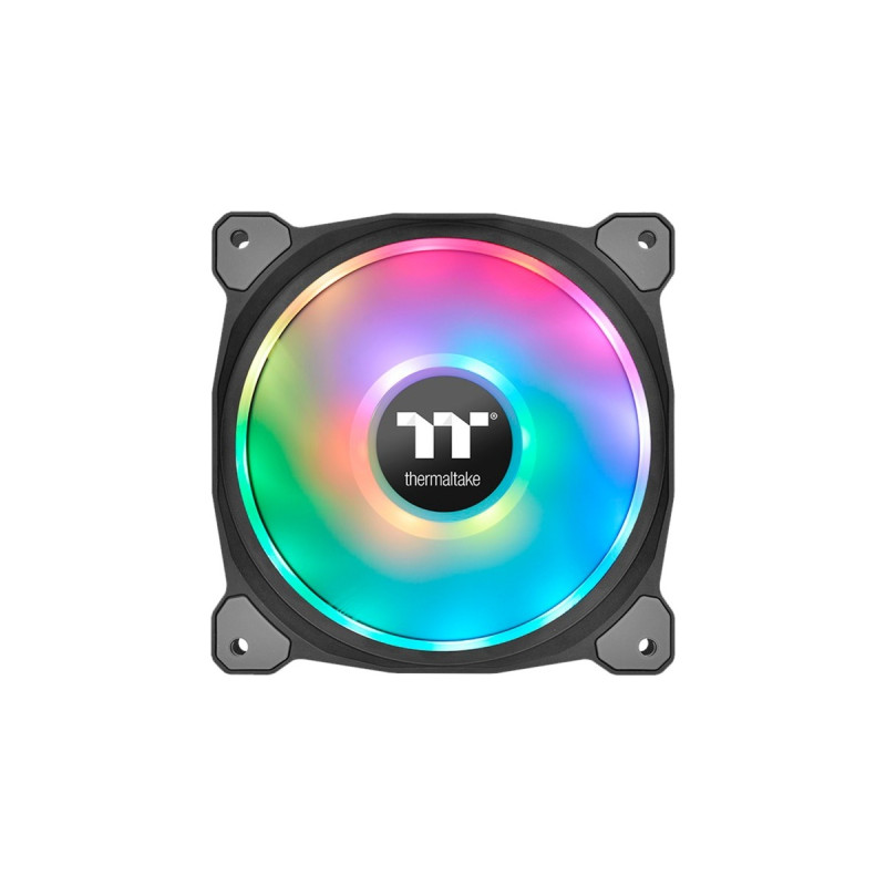 Thermaltake Riing Duo 12 RGB Radiator Fan 3 Pack, Gehäuselüfter(schwarz, 3er Set, 1x Controller)