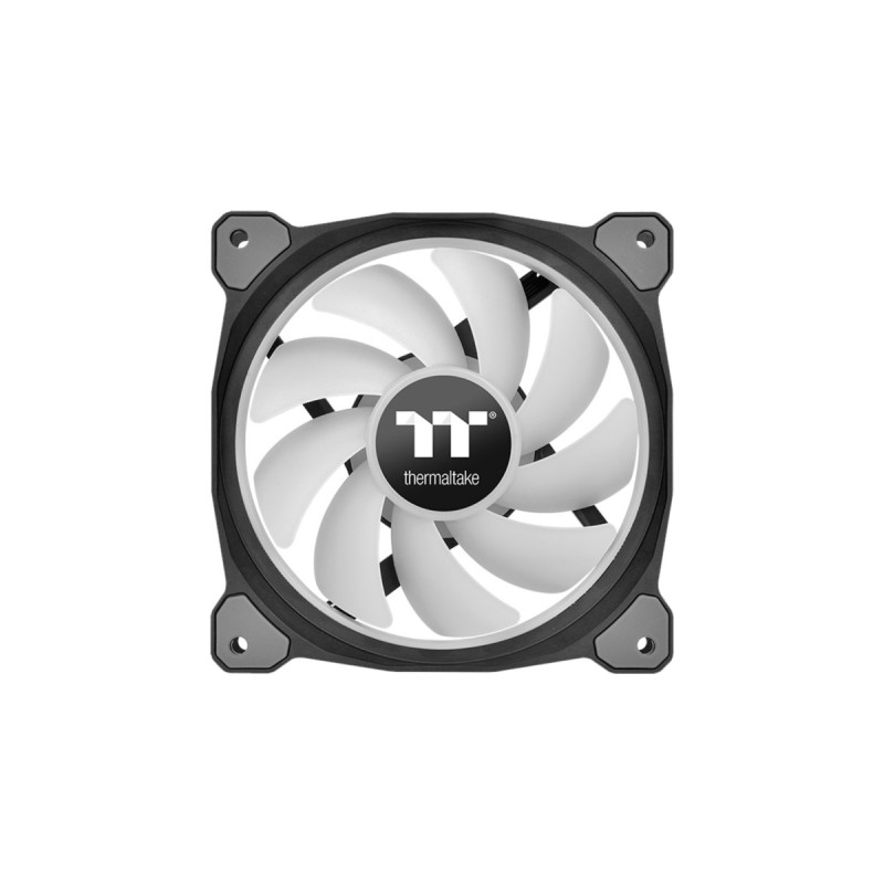 Thermaltake Riing Duo 12 RGB Radiator Fan 3 Pack, Gehäuselüfter(schwarz, 3er Set, 1x Controller)