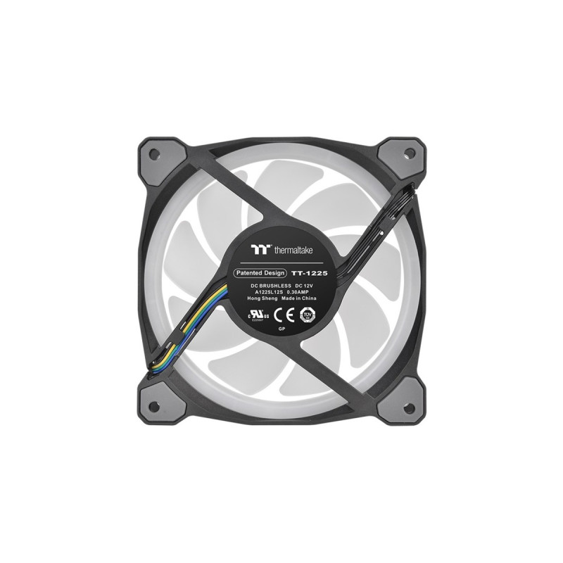 Thermaltake Riing Duo 12 RGB Radiator Fan 3 Pack, Gehäuselüfter(schwarz, 3er Set, 1x Controller)